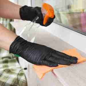 Black Nitrile Glove - Powder-Free - 4.5mm - Box of 100