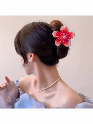 Pince a cheveux hibiscus