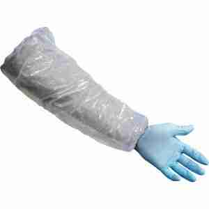 18-Inch White Sleeves - Reliable Medical and Food Protection