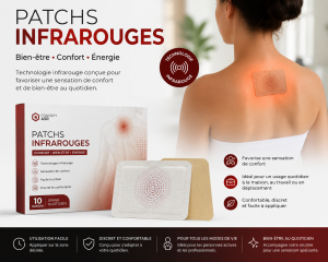 Patchs infrarouges confort et bien-être | Concept ASR