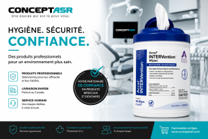 Lingette désinfectante médicale Accel Virox INTERVention™ – 160/contenant