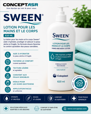 SWEEN® LOTION POUR LES MAINS ET LE CORPS 620 ML