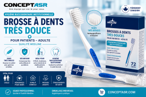 Brosse à dents très douce Medline | Hygiène buccodentaire institutionnelle | Concept ASR