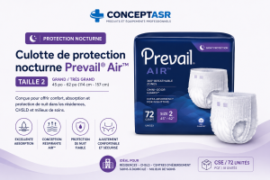 Culotte d’incontinence de nuit Prevail® Air™ – Taille 2