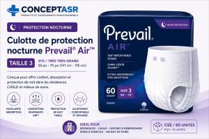 Culotte d’incontinence de nuit Prevail® Air™ – Taille 3