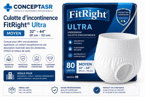 Culotte d’incontinence FitRight® Ultra – Moyen