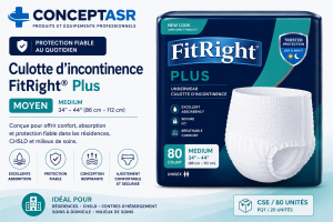 Culotte d’incontinence FitRight® Plus – Moyen