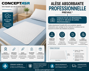 Alèse absorbante professionnelle Prevail®