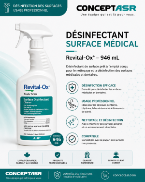 Désinfectant surface médical Revital-Ox® – 946 mL