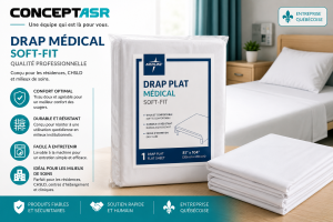 Drap médical Soft-Fit pour CHSLD et résidences | ConceptASR