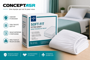 Drap-housse médical Soft-Fit – Qualité professionnelle
