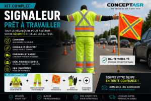 Kit complet signaleur haute visibilité