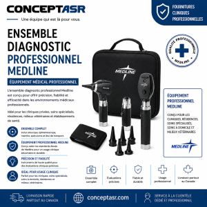 Ensemble diagnostic Medline | Équipement médical professionnel