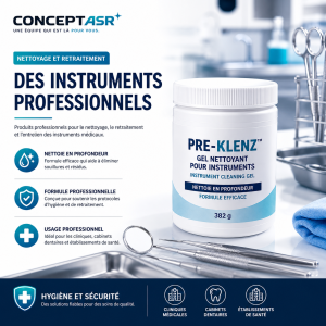 Gel nettoyant pour instruments Pre-Klenz™ 382 g | Nettoyage et retraitement des instruments | Concept ASR