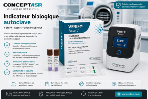 Indicateur biologique autoclave VERIFY® Assert™ avec incubateur