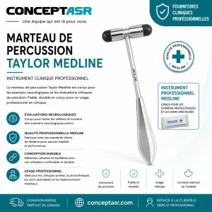 Marteau de percussion Taylor Medline – Instrument clinique professionnel