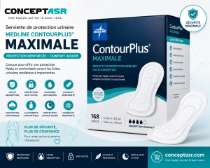 Serviette urinaire haute absorption Medline ContourPlus Maximale