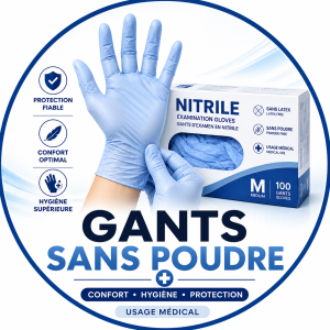 Gants sans poudre pour usage médical | Concept ASR