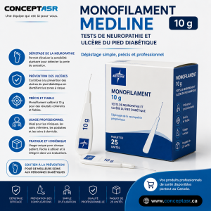 Monofilament Medline 10 g | Test neuropathie pied diabétique | Concept ASR