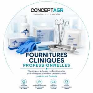 Fournitures cliniques professionnelles | Concept ASR Canada