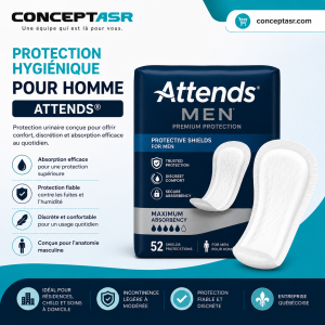 Protection hygiénique pour homme Attends®