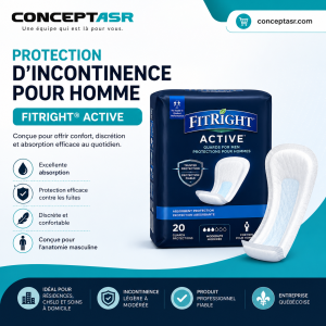 Protection d’incontinence pour homme FitRight® Active