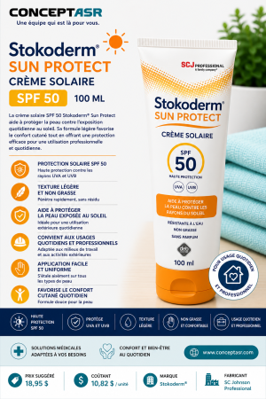 STOKODERM® SUN PROTECT CRÈME SOLAIRE SPF 50 100 ML