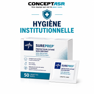 Protecteur cutané non irritant Medline SurePrep® | Hygiène institutionnelle | Concept ASR