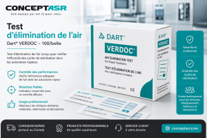 Test d’élimination de l’air Dart® VERDOC – 100/boîte