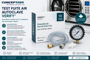 Test fuite air autoclave VERIFY®