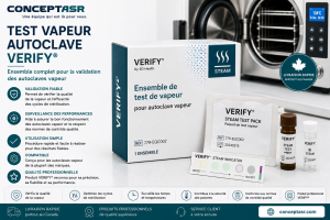 Test vapeur autoclave VERIFY®