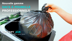 Nouvelle gamme de sacs à poubelle profesionnels