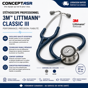 Stéthoscope Littmann Classic III | Professionnel | ConceptASR