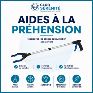 Aide à la préhension | Pinces de préhension pour aînés