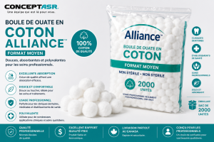 Boule de ouate coton Alliance moyen | Concept ASR