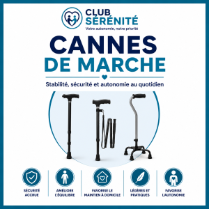 Cannes de marche