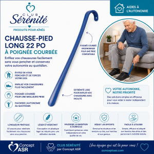 Chausse-pied long 22 po | Aides à l'autonomie | Club Sérénité