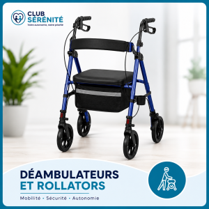 Déambulateurs et rollators | Club Sérénité