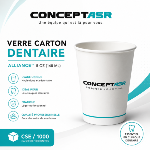 Verre carton dentaire Alliance 5 oz | Concept ASR