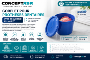 Gobelet pour prothèses dentaires Alliance | Concept ASR