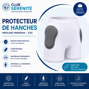 Protecteur de hanches Medline Premium – 2TG