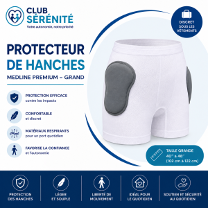 Protecteur de hanches Medline Premium Grand | Prévention des chutes