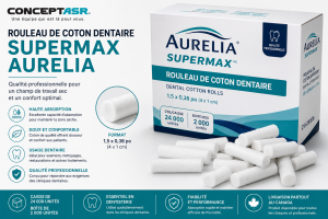 Rouleau de coton dentaire Supermax Aurelia | Concept ASR