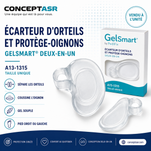 Écarteur d’orteils et protège-oignons GelSmart A13-1315