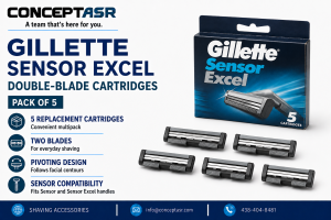 Gillette Sensor Excel double-blade replacement cartridges – pack of 5
