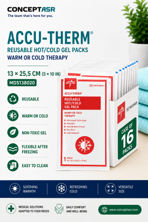 Case of 16 Accu-Therm reusable hot cold gel packs