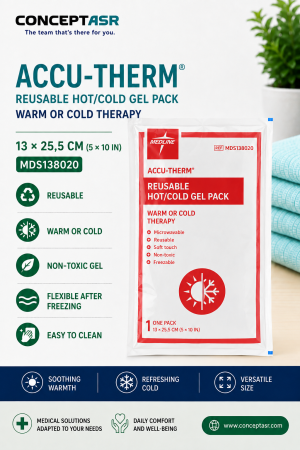 Accu-Therm reusable hot cold gel pack 13 x 25.5 cm