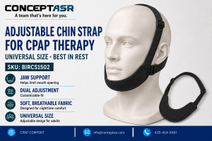 Best in Rest adjustable CPAP chin strap with dual adjustment