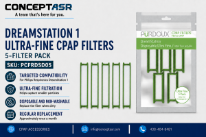 PÜRDOUX DreamStation 1 ultra-fine CPAP filters 5-pack