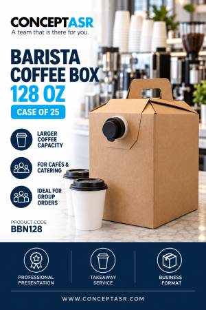 Barista Coffee Box 128 oz portable coffee dispenser sold by the case of 25